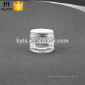 Tarro cosmético de cristal de alta calidad 15ml con el casquillo de aluminio para la crema